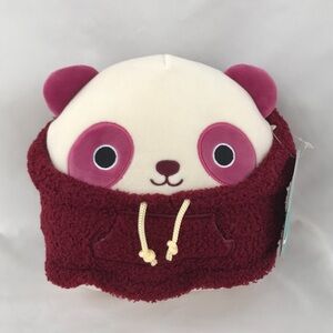 Ponder the Panda Hoodie Squishmallow 8” NWT